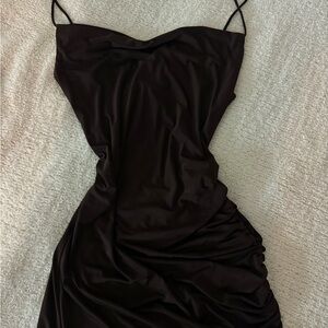 Lovers and friends brown gown